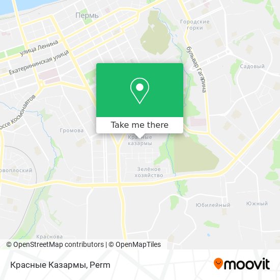 Красные Казармы map