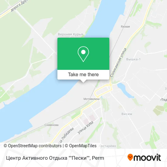 Центр Активного Отдыха ""Пески"" map