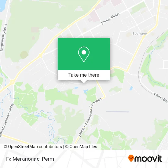 Гк Мегаполис map