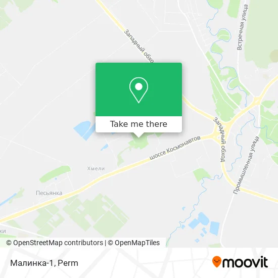Малинка-1 map
