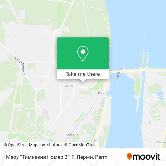 Маоу ""Гимназия Номер 3"" Г. Перми map