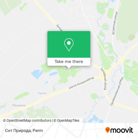 Снт Природа map