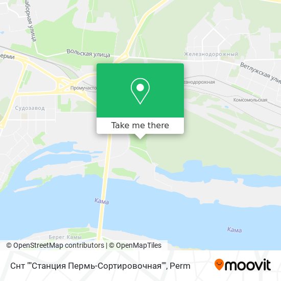 Снт ""Станция Пермь-Сортировочная"" map