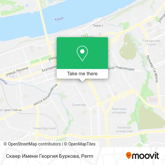 Сквер Имени Георгия Буркова map