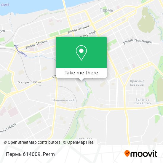 Пермь 614009 map