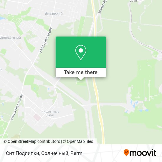 Снт Подлипки, Солнечный map