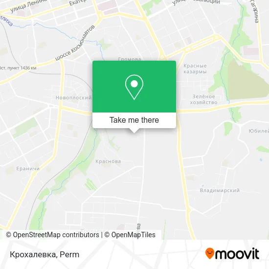 Крохалевка map