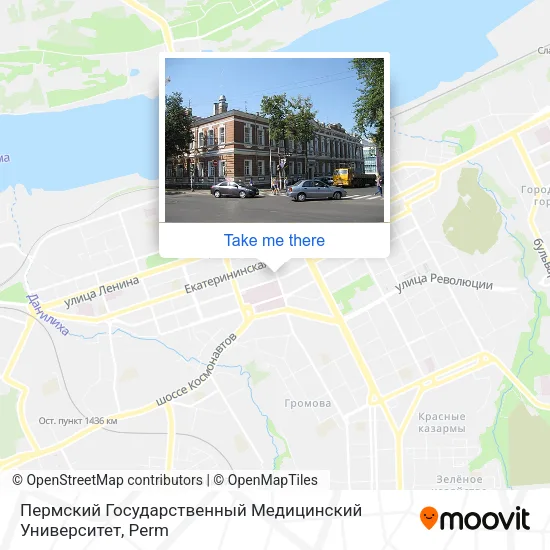 Пермский Государственный Медицинский Университет map