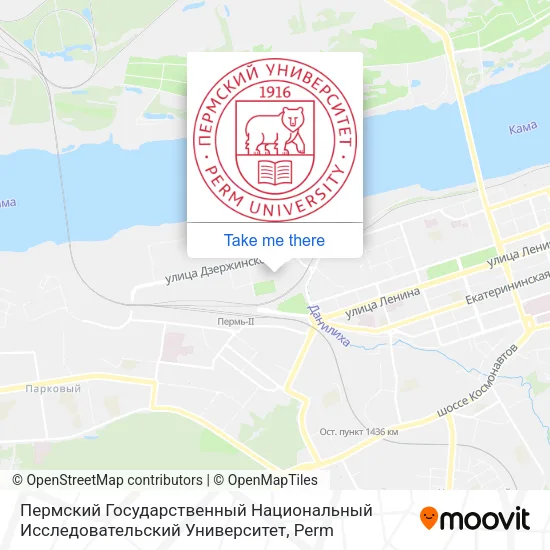 Пермский Государственный Национальный Исследовательский Университет map