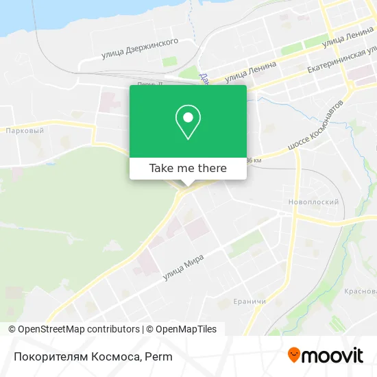 Покорителям Космоса map