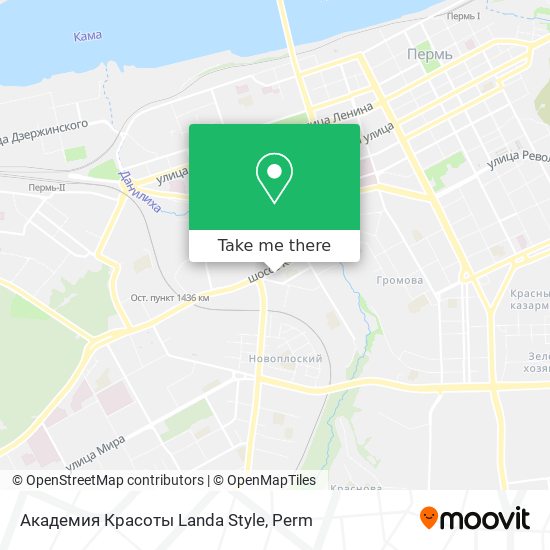 Академия Красоты Landa Style map