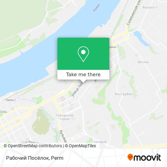Рабочий Посёлок map