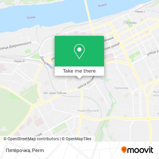 Пятёрочка map