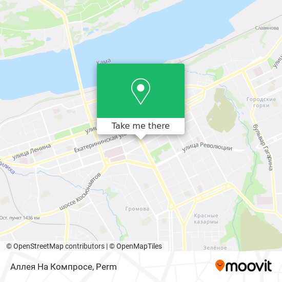 Аллея На Компросе map