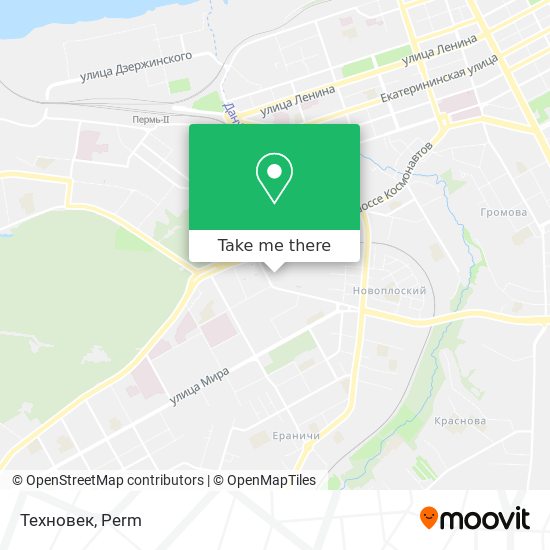 Техновек map
