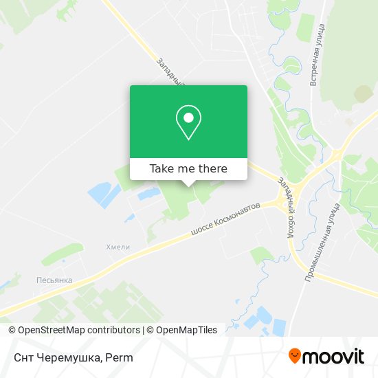 Снт Черемушка map
