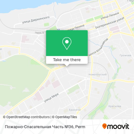 Пожарно-Спасательная Часть №36 map
