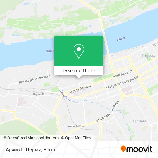 Архив Г. Перми map