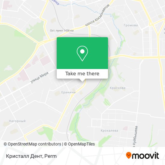 Кристалл Дент map