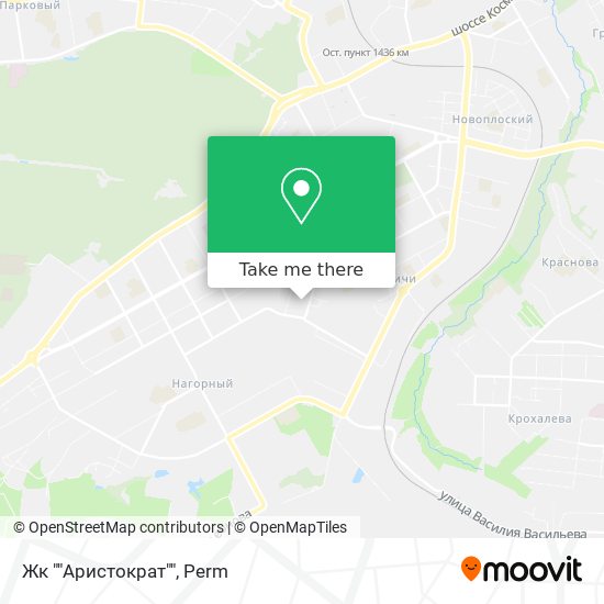 Жк ""Аристократ"" map