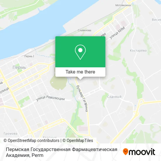 Пермская Государственная Фармацевтическая Академия map