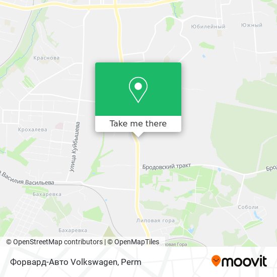 Форвард-Авто Volkswagen map