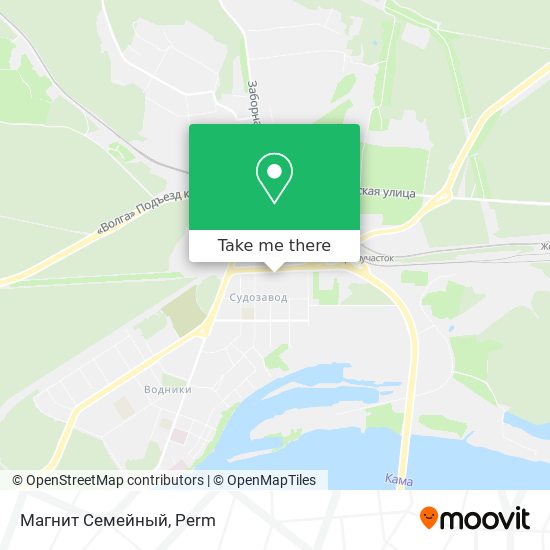 Магнит Семейный map
