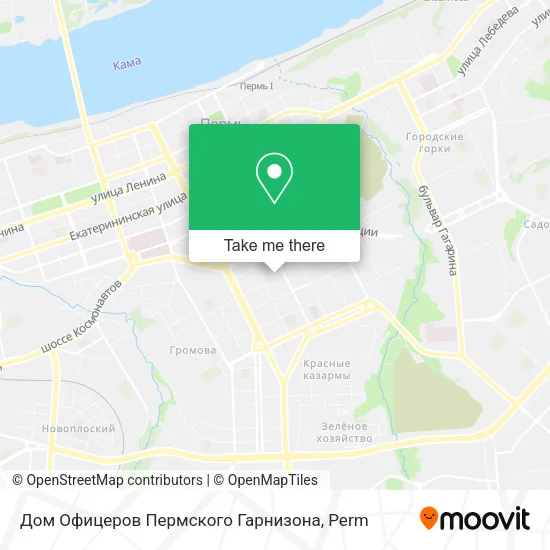 Дом Офицеров Пермского Гарнизона map