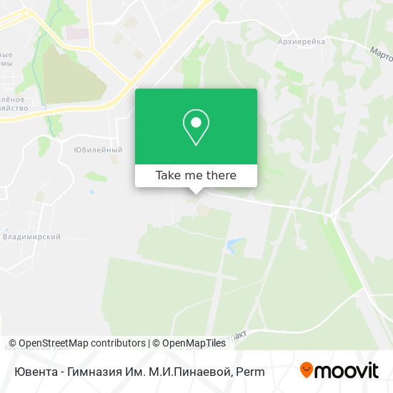 Ювента - Гимназия Им. М.И.Пинаевой map