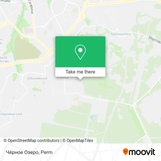 Чёрное Озеро map