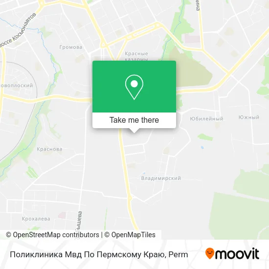 Поликлиника Мвд По Пермскому Краю map