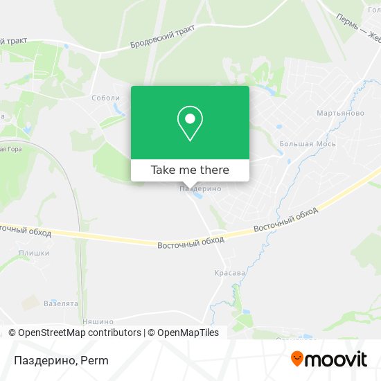 Паздерино map