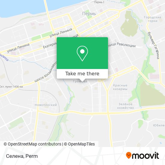 Селена map