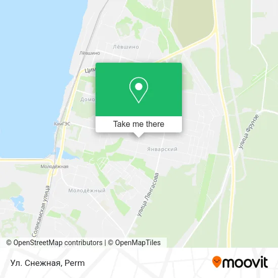 Ул. Снежная map