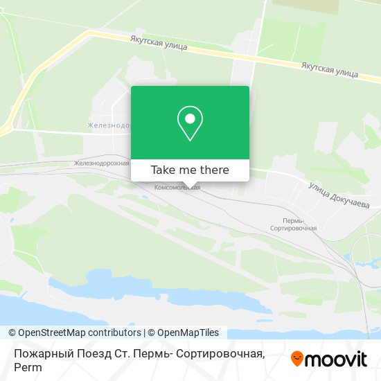 Пожарный Поезд Ст. Пермь- Сортировочная map