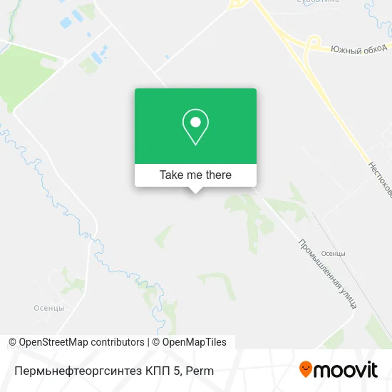Пермьнефтеоргсинтез КПП 5 map
