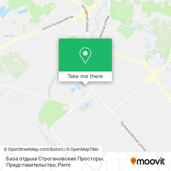 База отдыха Строгановские Просторы. Представительство map