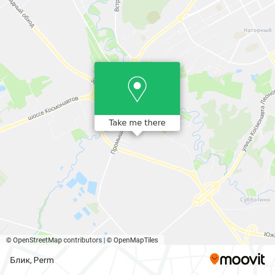 Блик map