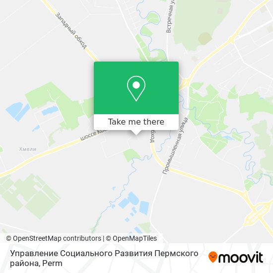 Управление Социального Развития Пермского района map