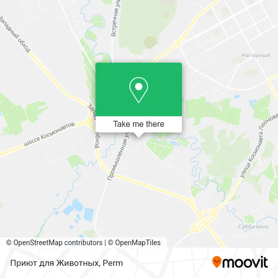 Приют для Животных map