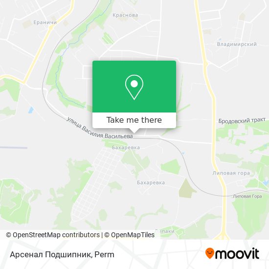Арсенал Подшипник map