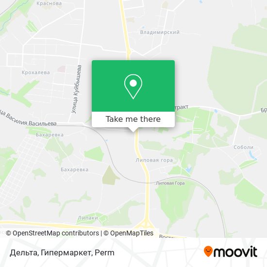 Дельта, Гипермаркет map