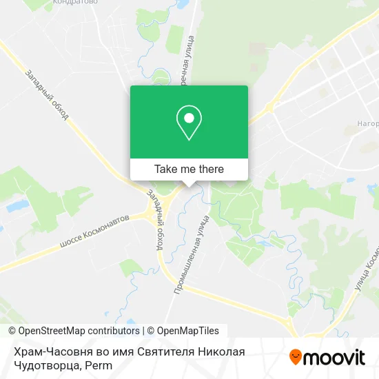 Храм-Часовня во имя Святителя Николая Чудотворца map
