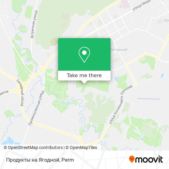 Продукты на Ягодной map