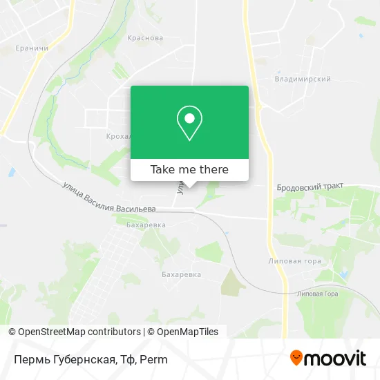 Пермь Губернская, Тф map