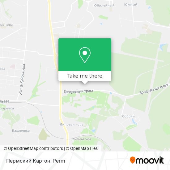 Пермский Картон map
