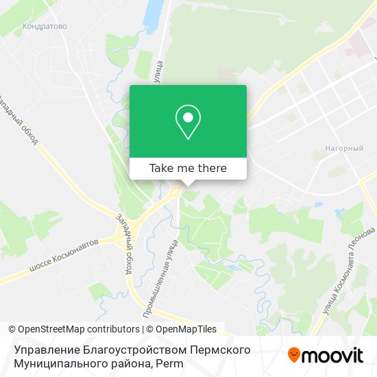 Управление Благоустройством Пермского Муниципального района map