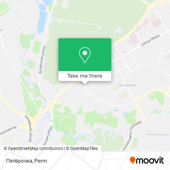Пятёрочка map