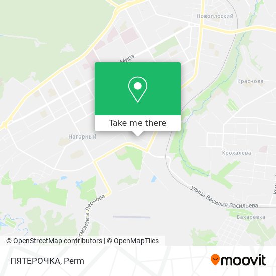 ПЯТЕРОЧКА map