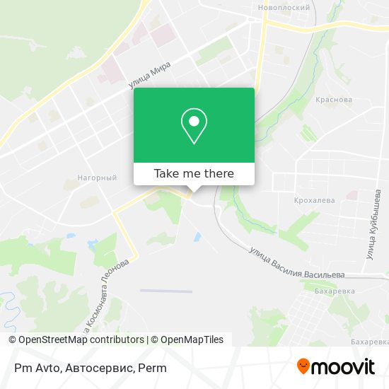 Pm Avto, Автосервис map